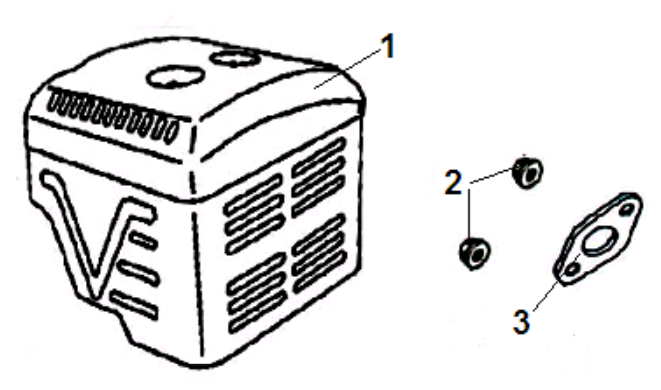 21 ГЛУШИТЕЛЬ | СНЕГОУБОРЩИК CHAMPION ST1376E