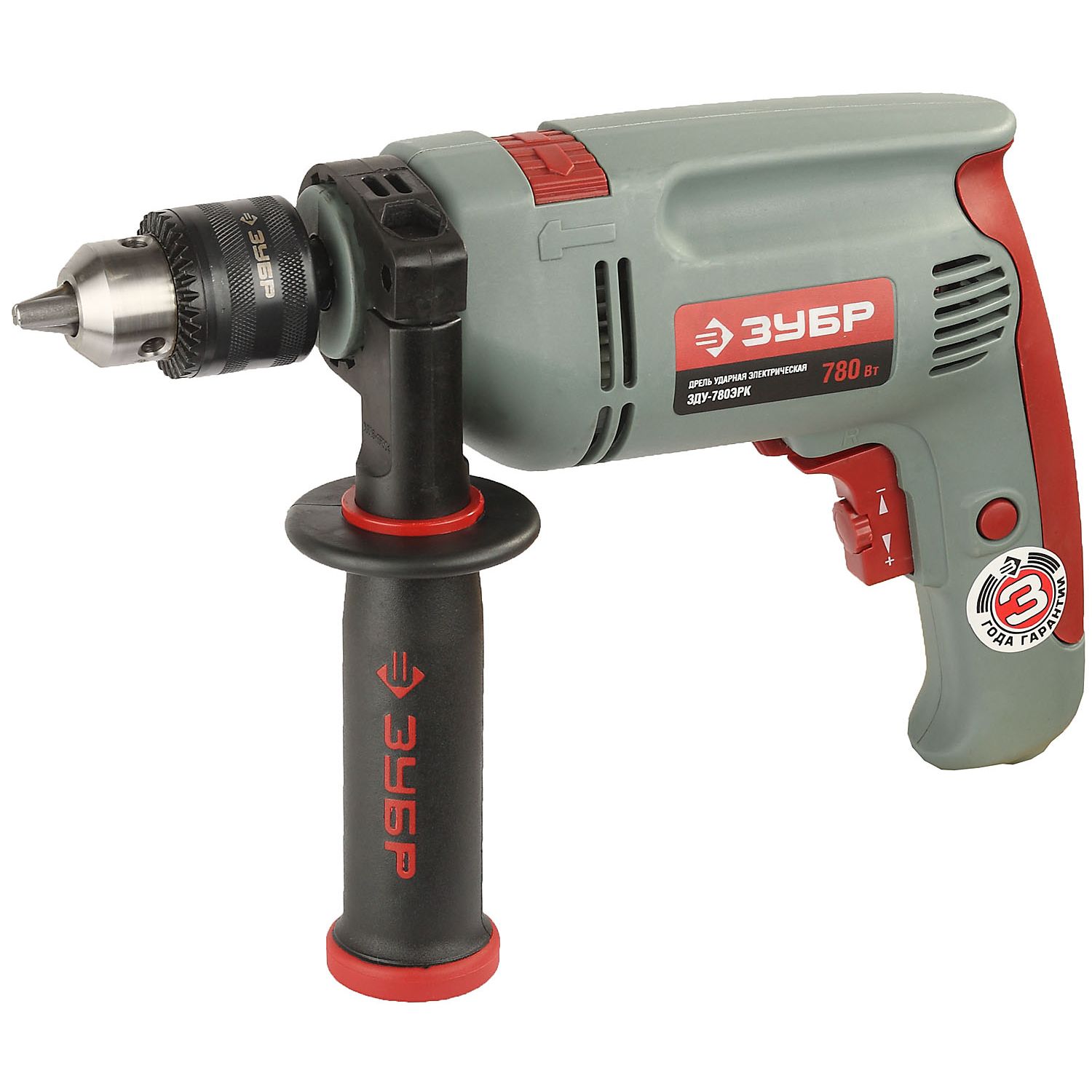 Дрель ударная + кейс ЗДУ-780ЭРК