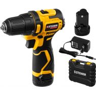 Бесщеточная дрель-шуруповерт, 2 АКБ (2 Ач), в кейсе CDB-120-2