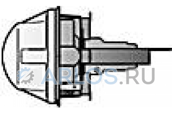 Плафон в сборе с патроном и лампочкой для плиты Zanussi 3890793221